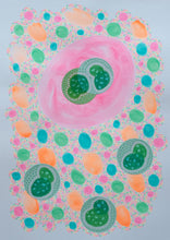 Cargar imagen en el visor de la galería, Pastel Neon Rainbow Abstract Collage Art - Naomi Vona Art
