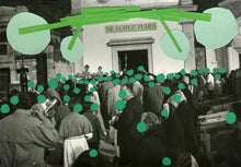 Cargar imagen en el visor de la galería, Green Contemporary Art Collage - Naomi Vona Art
