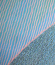 Carica l&#39;immagine nel visualizzatore di Gallery, Light Blue And Mint Green Collage On Wood Panel - Naomi Vona Art
