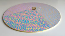 Cargar imagen en el visor de la galería, Baby Blue And Pastel Pink Art Collage On Wood Board - Naomi Vona Art
