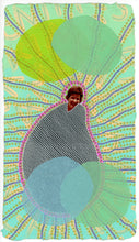 Carica l&#39;immagine nel visualizzatore di Gallery, Mint Green Mixed Media Collage - Naomi Vona Art
