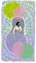 Cargar imagen en el visor de la galería, Pastel Rainbow Mixed Media Art Collage - Naomi Vona Art
