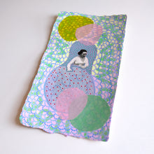 Cargar imagen en el visor de la galería, Pastel Rainbow Mixed Media Art Collage - Naomi Vona Art
