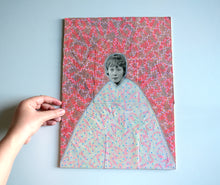 Carica l&#39;immagine nel visualizzatore di Gallery, Pink Mixed Media Art On Book Cover

