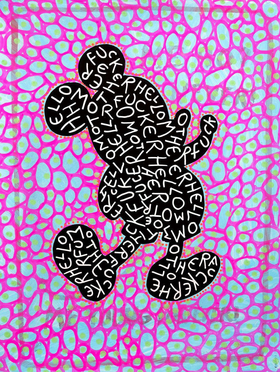 Inspired Mickey Mouse Style Illustration Art - Naomi Vona Art