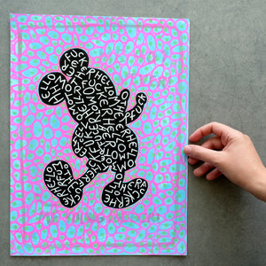 Inspired Mickey Mouse Style Illustration Art - Naomi Vona Art