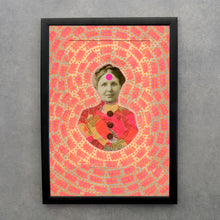 Load image into Gallery viewer, Victorian Style Fine Art Print Altered With Neon Colours - Naomi Vona Art
