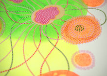 Load image into Gallery viewer, Neon Green, Orange And Yellow Organic Abstract Art - Naomi Vona Art

