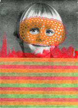Load image into Gallery viewer, Retro Boy Portrait Art Collage - Naomi Vona Art
