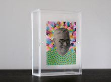 Load image into Gallery viewer, Colourful Happy Vintage Man Portrait Art Collage - Naomi Vona Art
