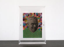 Load image into Gallery viewer, Colourful Happy Vintage Man Portrait Art Collage - Naomi Vona Art
