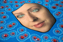 将图片加载到图库查看器，Electric Blue And Red LP Cover Artwork Collage - Naomi Vona Art
