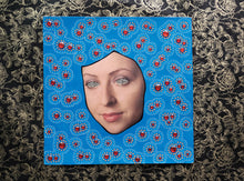 将图片加载到图库查看器，Electric Blue And Red LP Cover Artwork Collage - Naomi Vona Art
