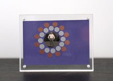 Charger l&#39;image dans la galerie, Purple Art Collage With Silver And Bronze Metallic Shades - Naomi Vona Art
