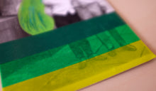 Cargar imagen en el visor de la galería, Vintage Green Couple Art Collage Photo - Naomi Vona Art
