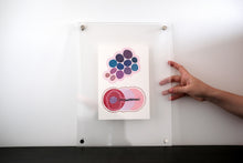 Carica l&#39;immagine nel visualizzatore di Gallery, Pink And Purple Abstract Art Composition - Naomi Vona Art
