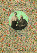 Load image into Gallery viewer, Vintage Photography Old Couple Collage Art - Naomi Vona Art
