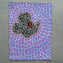 Load image into Gallery viewer, Disney Inspired Mickey Mouse Style Contemporary Art Drawing - Naomi Vona Art
