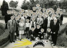 Load image into Gallery viewer, Creepy Shining Inspired Art Collage On Vintage Group Photo - Naomi Vona Art
