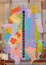 Load image into Gallery viewer, Colourful Abstract Art Collage On Vintage Photography - Naomi Vona Art
