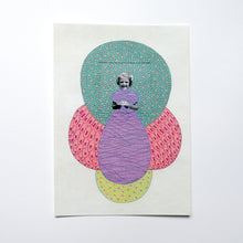 Carica l&#39;immagine nel visualizzatore di Gallery, Green Pink Postcard
