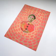 Carica l&#39;immagine nel visualizzatore di Gallery, Victorian Neon Red Pop Art Style Poster
