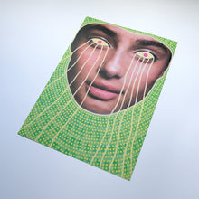 Load image into Gallery viewer, Neon Green And Yellow Fashion Poster Portrait
