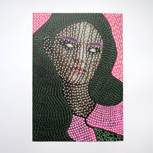 Carica l&#39;immagine nel visualizzatore di Gallery, Altered Fashion Portrait In Pink And Green
