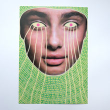 Load image into Gallery viewer, Neon Green And Yellow Fashion Poster Portrait
