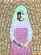 Carica l&#39;immagine nel visualizzatore di Gallery, Vintage Little Girl Prints Altered By Hand - Naomi Vona Art
