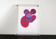 Cargar imagen en el visor de la galería, Purple Red Art Collage Composition - Naomi Vona Art
