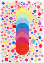 将图片加载到图库查看器，Dotted Rainbow Abstract Art Collage Composition - Naomi Vona Art
