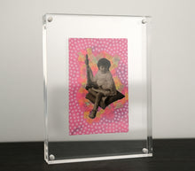 Carica l&#39;immagine nel visualizzatore di Gallery, Neon Pink Vintage Baby Girl Art Collage - Naomi Vona Art
