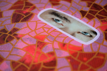 将图片加载到图库查看器，Fluorescent Red And Pink Mixed Media LP Cover Artwork - Naomi Vona Art
