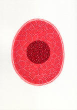 将图片加载到图库查看器，Red Organic Paper Art Collage - Naomi Vona Art
