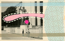 Charger l&#39;image dans la galerie, Vintage Monument Postcard Art Collage - Naomi Vona Art
