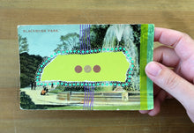 Load image into Gallery viewer, Retro Blackburn Park Collage Altered With Paper - Naomi Vona Art
