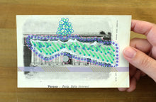 画像をギャラリービューアに読み込む, Retro Verona Porta Palio Postcard Collage Art - Naomi Vona Art

