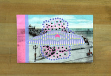 Load image into Gallery viewer, Vintage Postcard Of Blackpool Victoria Pier Altered By Hand - Naomi Vona Art
