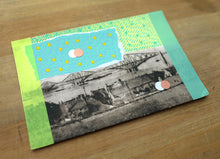 将图片加载到图库查看器，Retro Rural Area Postcard Art Collage - Naomi Vona Art
