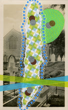 Load image into Gallery viewer, Vintage Cemetery Postcard Art Collage - Naomi Vona Art

