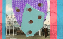 Charger l&#39;image dans la galerie, Vintage Brighton Postcard Collage Art - Naomi Vona Art
