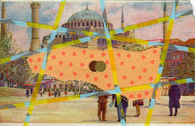 Cargar imagen en el visor de la galería, Vintage Postcard Illustration Altered By Hand - Naomi Vona Art

