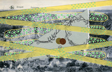 Load image into Gallery viewer, Vintage Dinant Panorama Postcard Art Collage Altered By Hand - Naomi Vona Art

