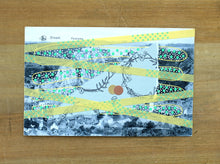 Cargar imagen en el visor de la galería, Vintage Dinant Panorama Postcard Art Collage Altered By Hand - Naomi Vona Art
