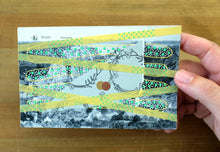 Load image into Gallery viewer, Vintage Dinant Panorama Postcard Art Collage Altered By Hand - Naomi Vona Art
