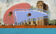Load image into Gallery viewer, St. Mary&#39; Abbey Vintage Illustration Abstract Art Collage - Naomi Vona Art
