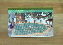 Cargar imagen en el visor de la galería, Vintage Postcard Illustration Art Collage - Naomi Vona Art
