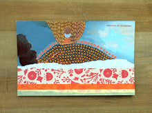 Load image into Gallery viewer, Vintage Volcan Vesuvio Postcard Mixed Media Art Collage - Naomi Vona Art
