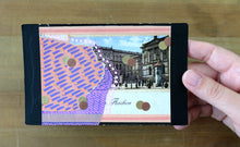 画像をギャラリービューアに読み込む, Pink Purple Abstract Art Composition On Retro Postcad - Naomi Vona Art
